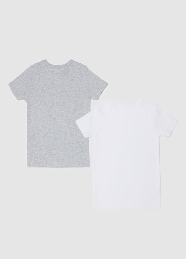 Ovs Bipack T-shirt Intime In Cotone Bio