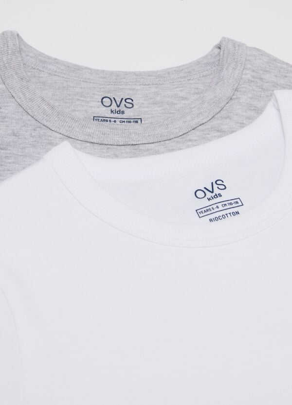Ovs Bipack T-shirt Intime In Cotone Bio