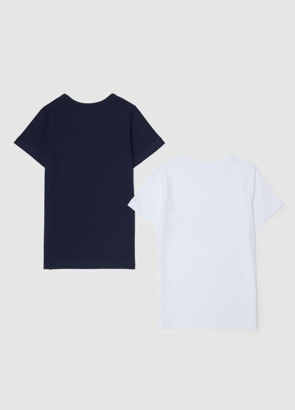 Ovs Bipack T-shirt Intime In Cotone Bio