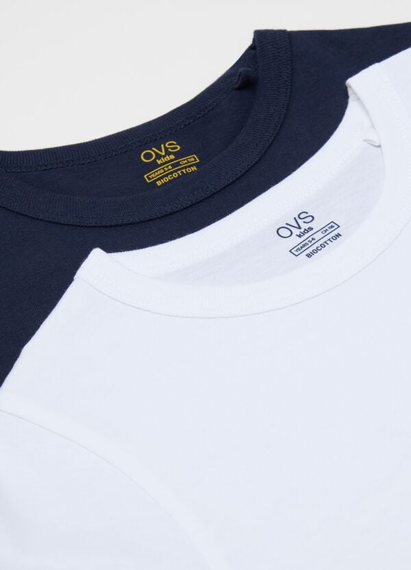 Ovs Bipack T-shirt Intime In Cotone Bio