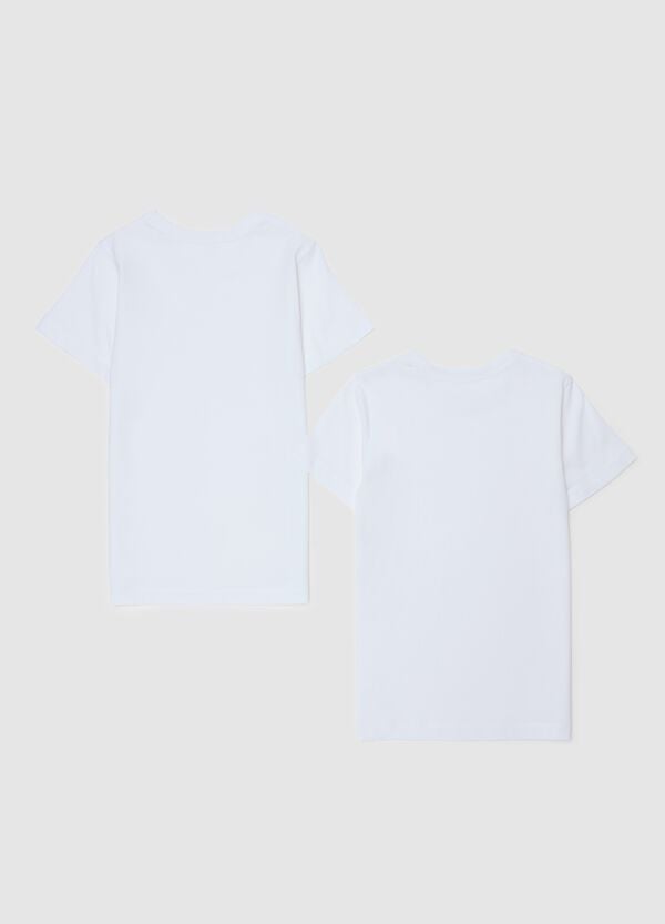 Ovs Bipack T-shirt Intime In Cotone Bio