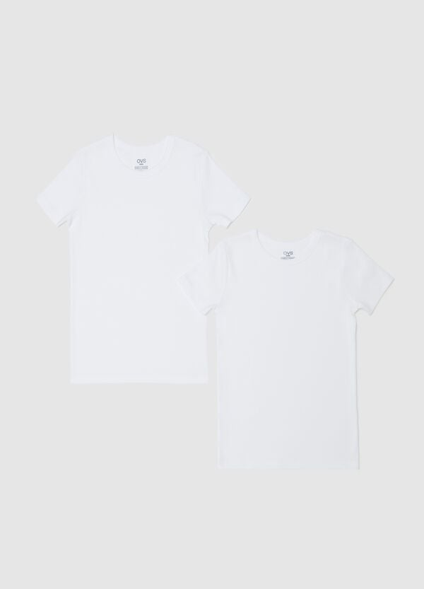 Ovs Bipack T-shirt Intime In Cotone Bio