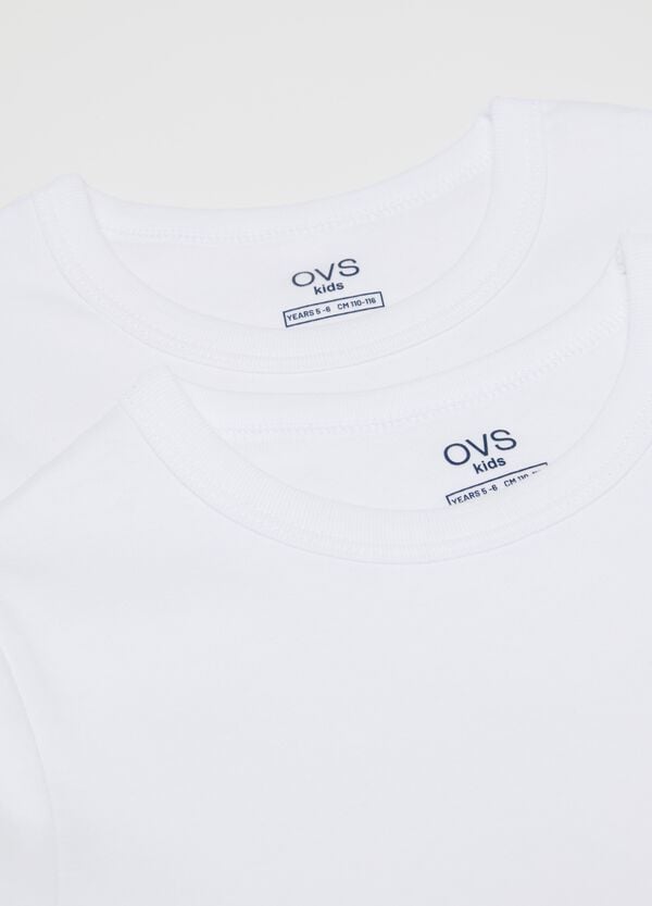 Ovs Bipack T-shirt Intime In Cotone Bio