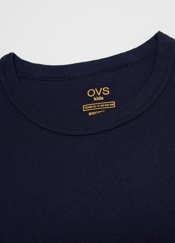 Ovs Bipack T-shirt Intime In Cotone Tinta Unita