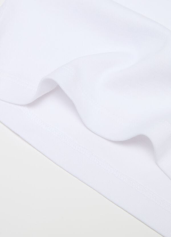 Ovs Bipack T-shirt Intime In Cotone Tinta Unita