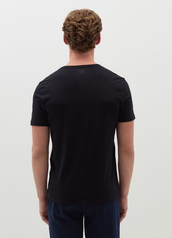 Ovs Bipack T-shirt Intime In Jersey Scollo A V