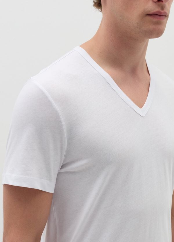 Ovs Bipack T-shirt Intime In Jersey Scollo A V
