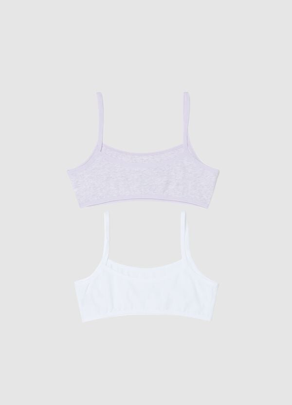Ovs Bipack Top Intimi In Cotone Stretch