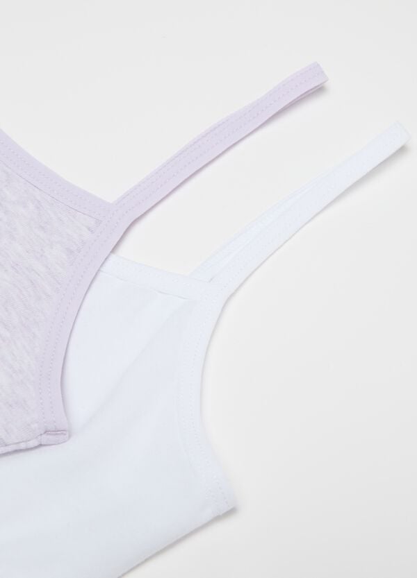 Ovs Bipack Top Intimi In Cotone Stretch