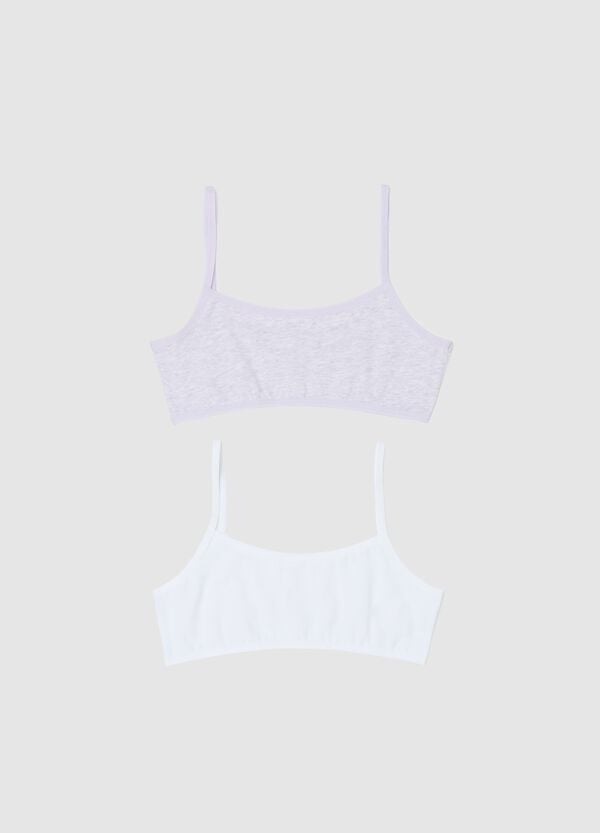 Ovs Bipack top intimi in cotone stretch