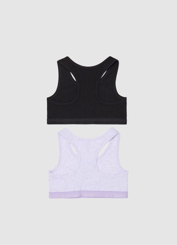 Ovs Bipack Top Intimi In Cotone Stretch