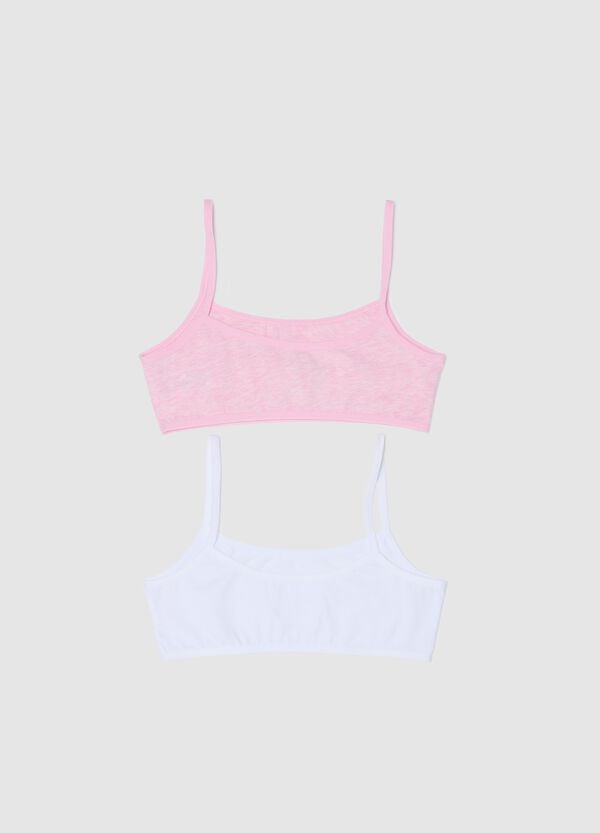 Ovs Bipack Top Intimi In Cotone Stretch