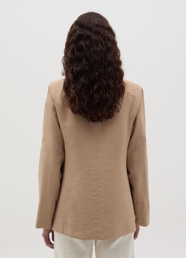 Ovs Blazer Aperto In Crêpe