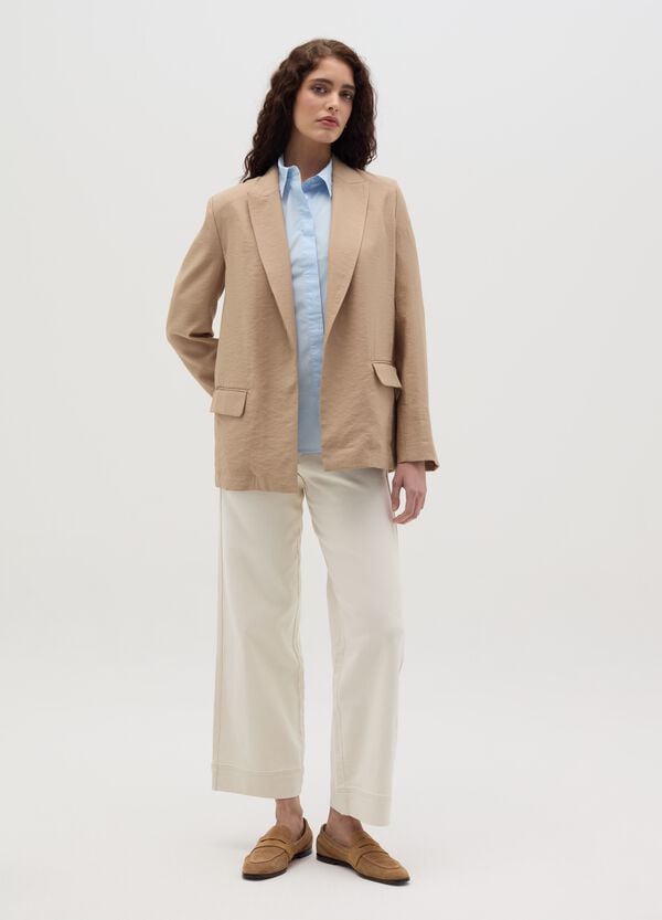Ovs Blazer aperto in crêpe