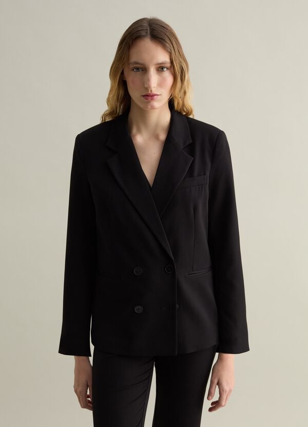 Ovs Blazer Doppiopetto Tinta Unita