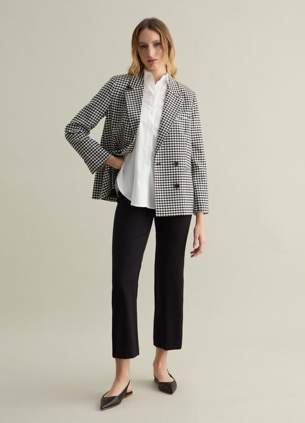 Ovs Blazer Doppiopetto Vichy