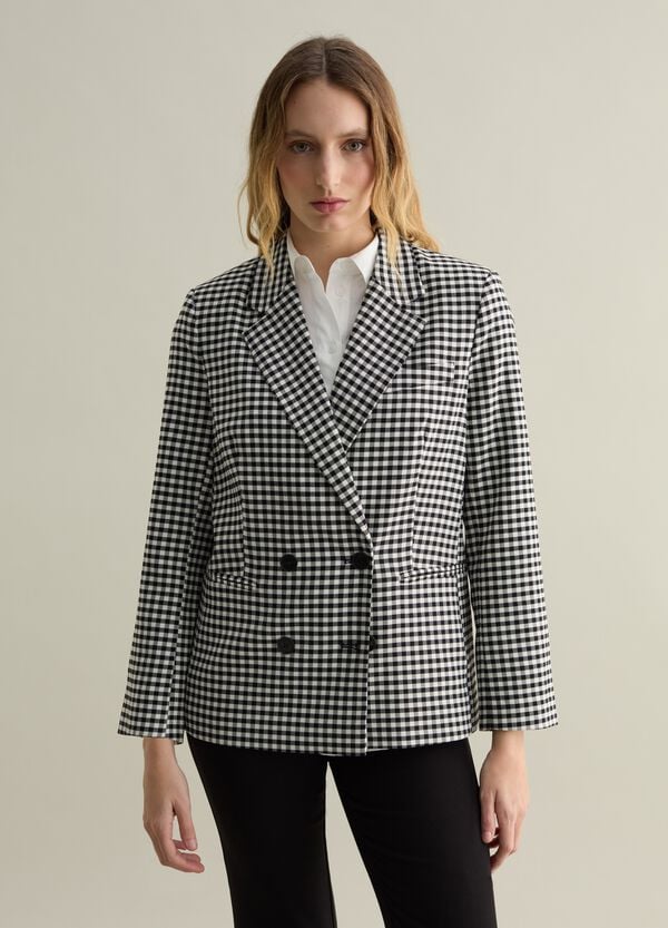 Ovs Blazer doppiopetto vichy