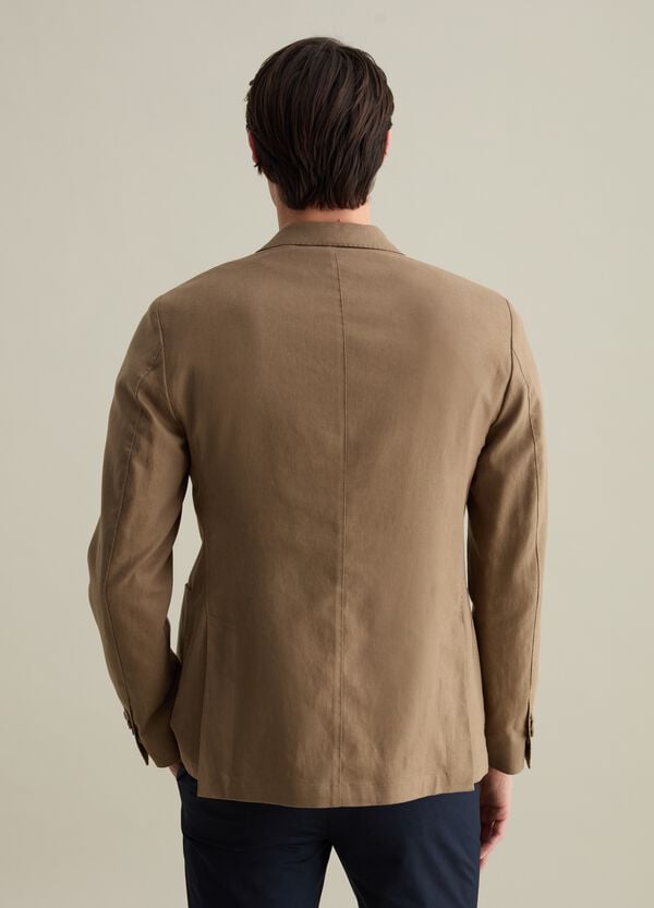 Ovs Blazer In Lino E Cotone