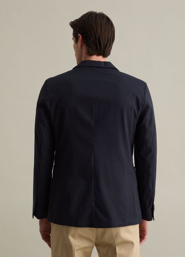 Ovs Blazer In Lyocell Cotone E Lino