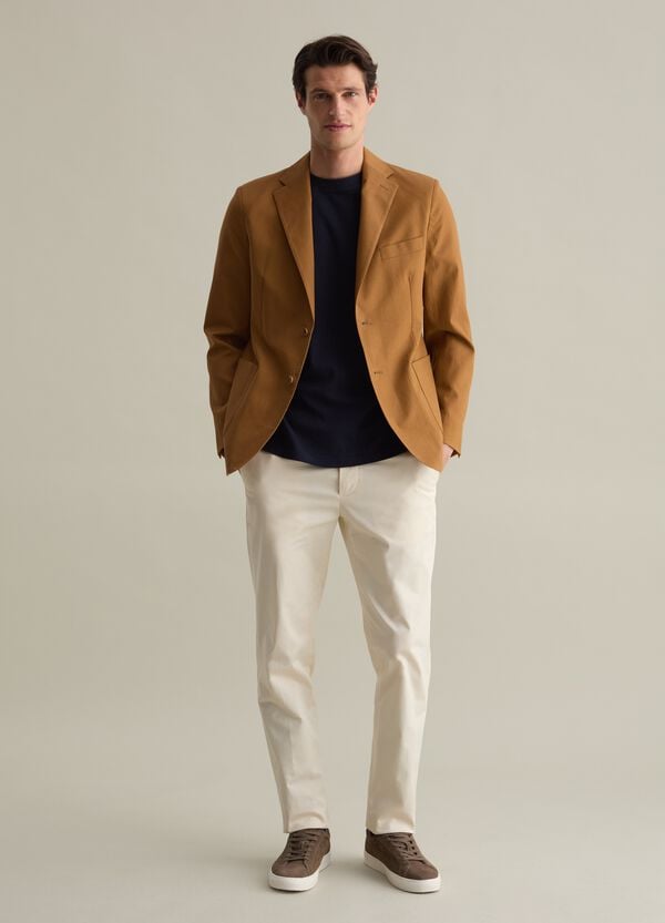 Ovs Blazer in Lyocell cotone e lino