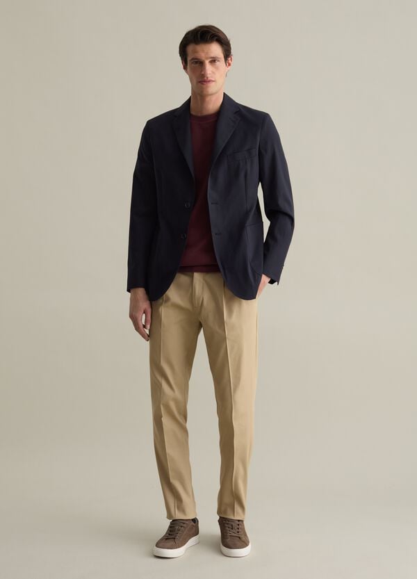 Ovs Blazer in Lyocell cotone e lino