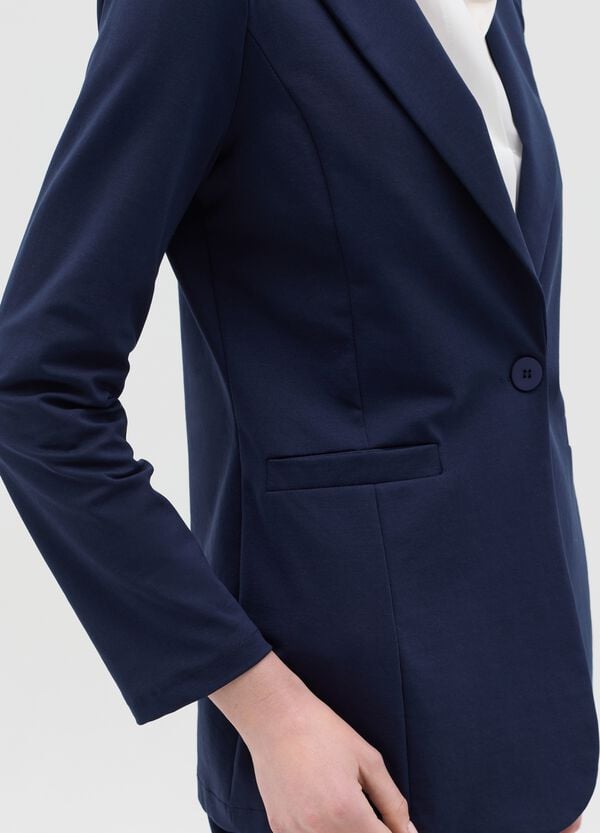 Ovs Blazer Monopetto Blu