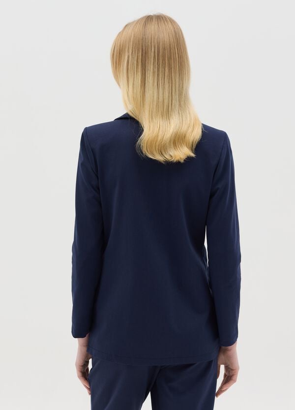 Ovs Blazer Monopetto Blu