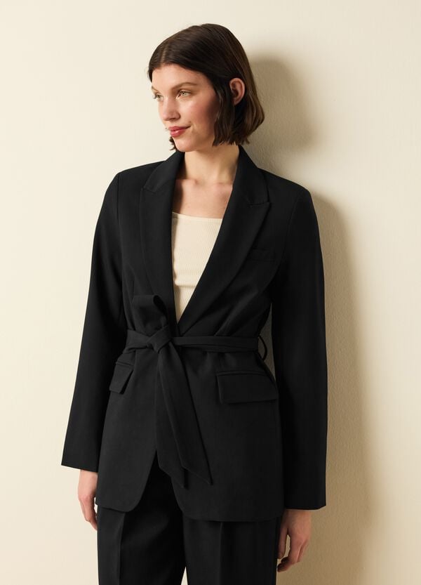 Ovs Blazer Monopetto Con Cintura