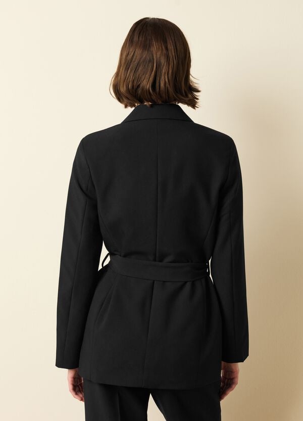 Ovs Blazer Monopetto Con Cintura