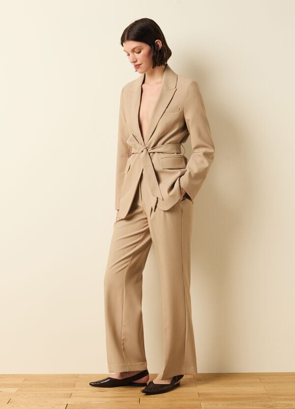 Ovs Blazer Monopetto Con Cintura