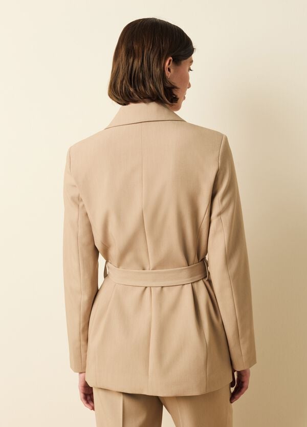 Ovs Blazer Monopetto Con Cintura