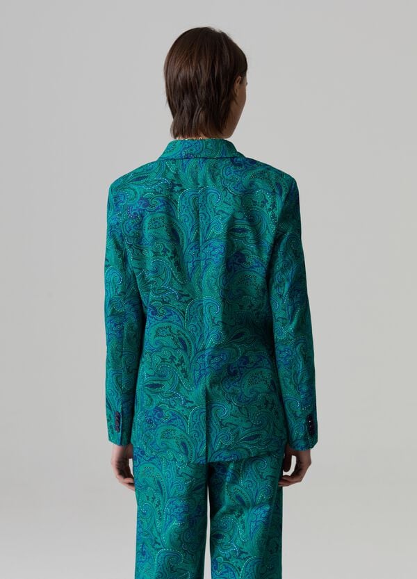 Ovs Blazer Monopetto Fantasia Paisley