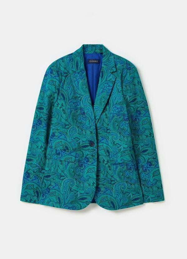 Ovs Blazer Monopetto Fantasia Paisley