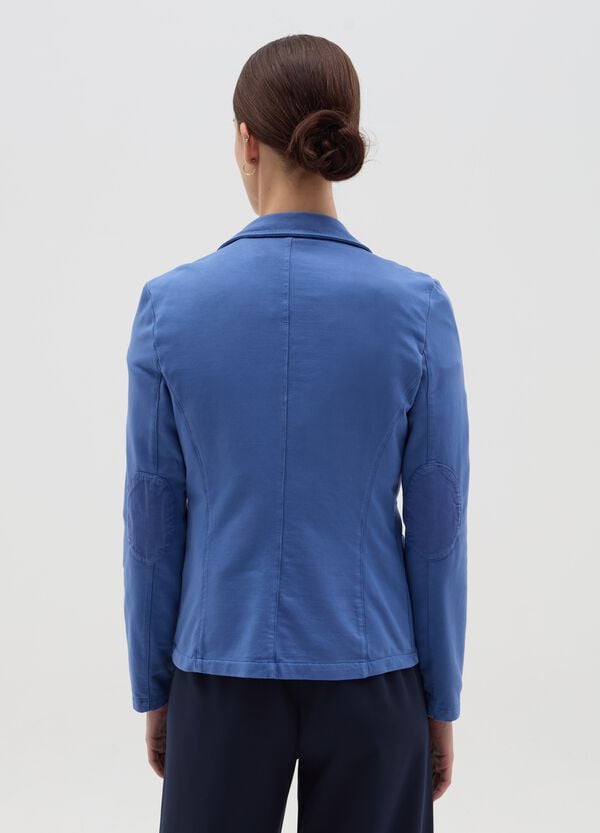 Ovs Blazer Monopetto In Cotone Stretch