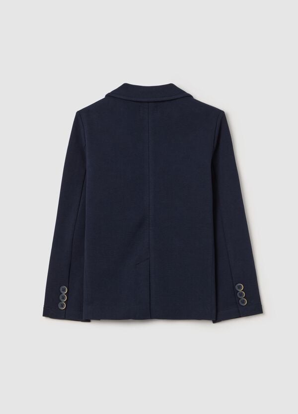 Ovs Blazer Monopetto In Cotone Stretch