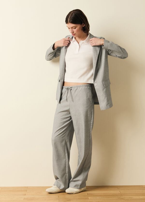 Ovs Blazer Monopetto In Principe Di Galles