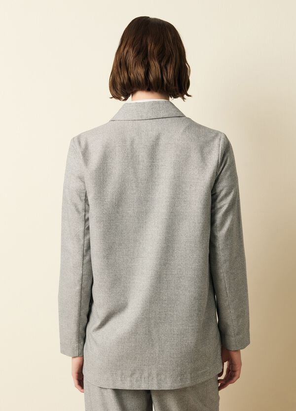 Ovs Blazer Monopetto In Principe Di Galles