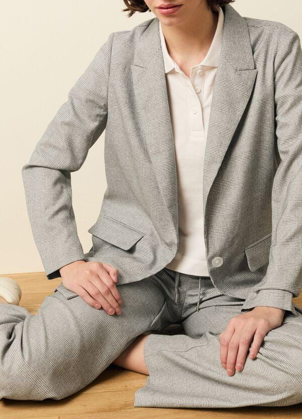 Ovs Blazer monopetto in principe di Galles