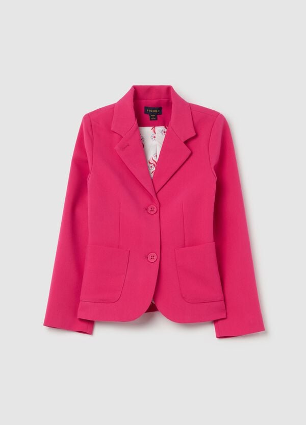 Ovs Blazer Monopetto In Viscosa Di Bamboo