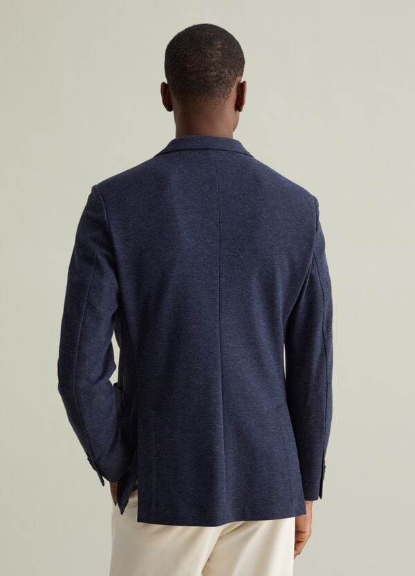 Ovs Blazer Monopetto Regular Fit In Maglia