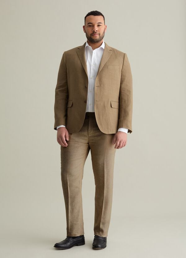 Ovs Blazer Oversize In Lino Plus Size