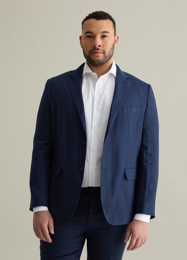 Ovs Blazer oversize in lino Plus Size