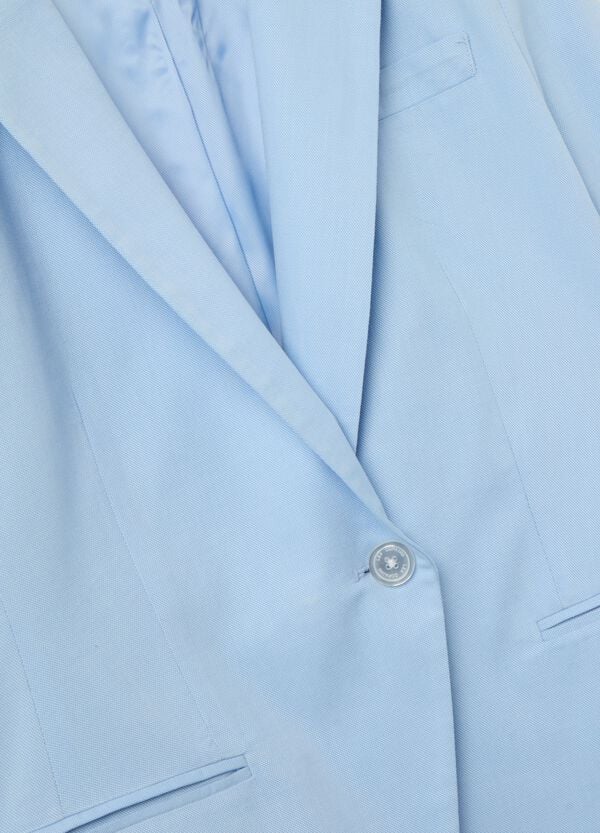 Ovs Blazer Regular Fit In Cotone E Lyocell