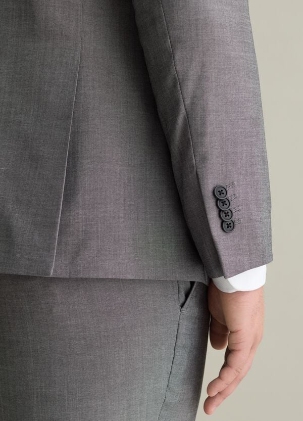 Ovs Blazer Regular Fit In Misto Viscosa Plus Size