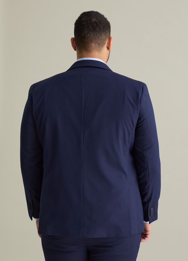 Ovs Blazer Regular Fit In Misto Viscosa Plus Size