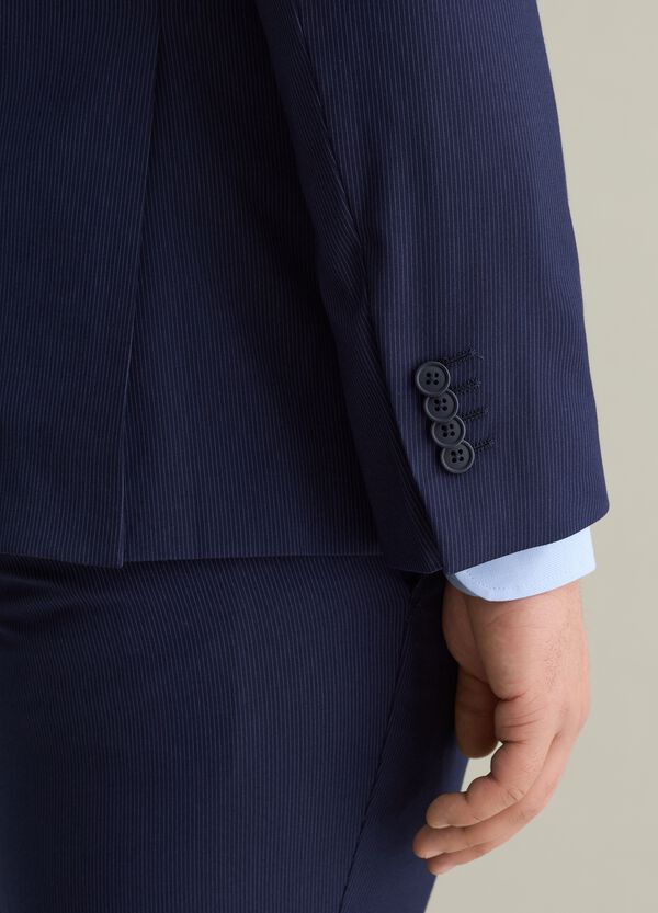 Ovs Blazer Regular Fit In Misto Viscosa Plus Size