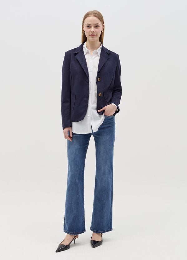 Ovs Blazer Scamosciato Monopetto