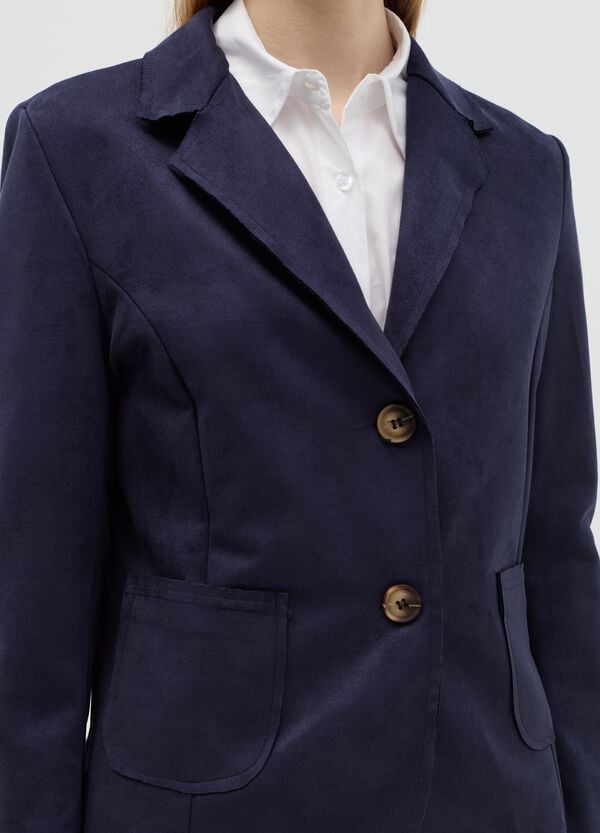 Ovs Blazer Scamosciato Monopetto