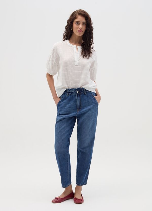 Ovs Blusa Con Cuciture In Rilievo