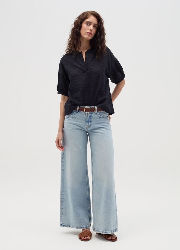 Ovs Blusa con cuciture in rilievo